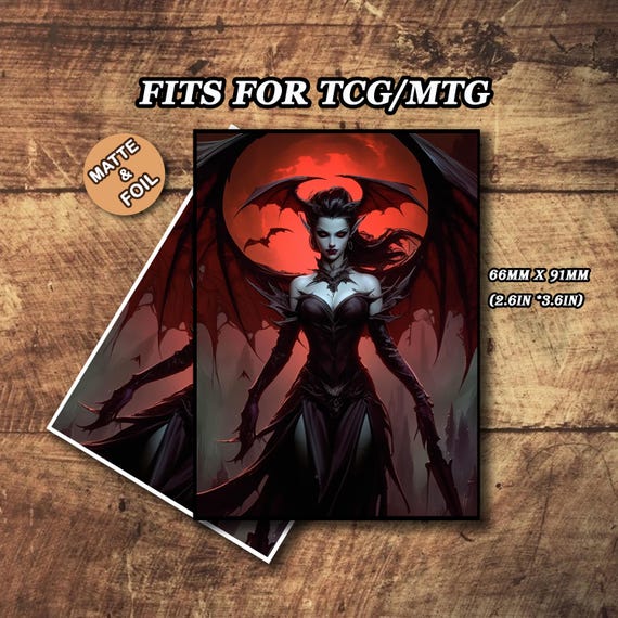 demon card sleeves The Great Demon Lords Standard Size Card Sleeves – Usagi Draws main image 0