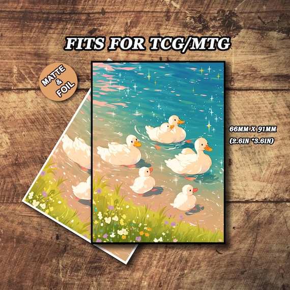 MTG Card Sleeves - Pond Ducks TCG Sleeves, Matte or Foil, Standard Size - Etsy MTG Card Sleeves - Pond Ducks TCG Sleeves, Matte or Foil, Standard Size - Etsy