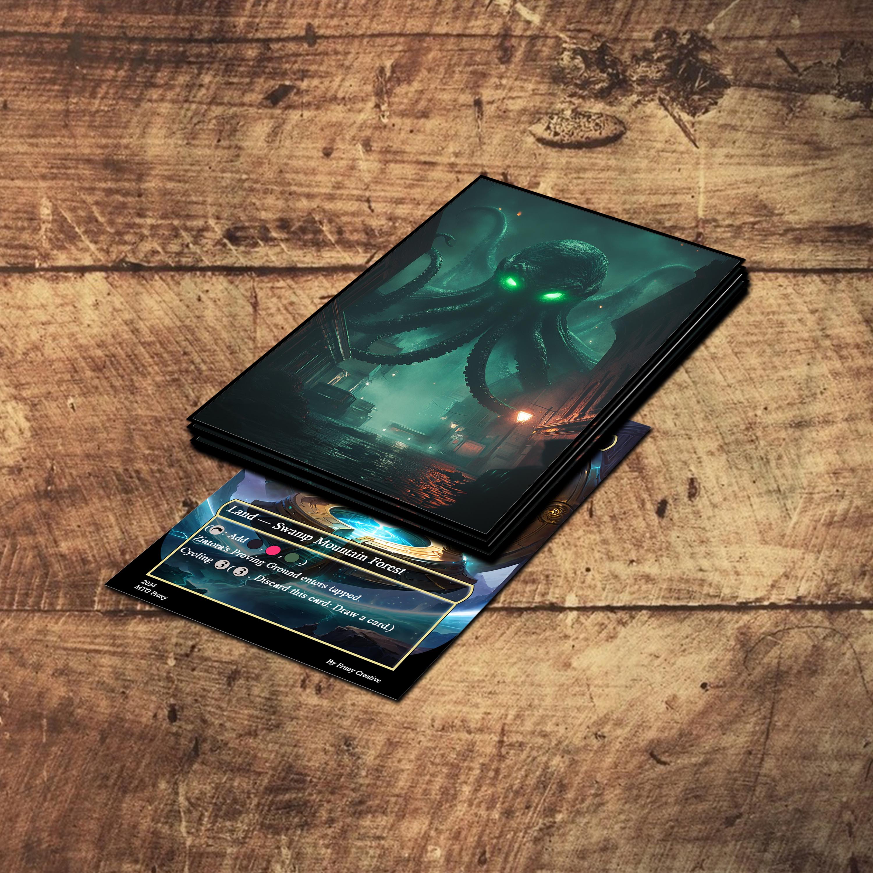 MTG カードスリーブ、クトゥルフ スター マジック スリーブ、マット