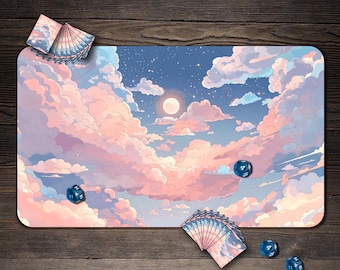 MTG Playmat with Zones, Stardream Custom Play Mat, Trading Card Games - 24"x14"