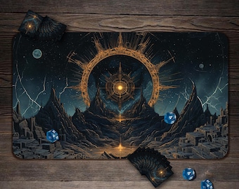 MTG Playmat, Astral Relics Custom Play Mat, TCG Playmat 24"x14", Gamer Gift