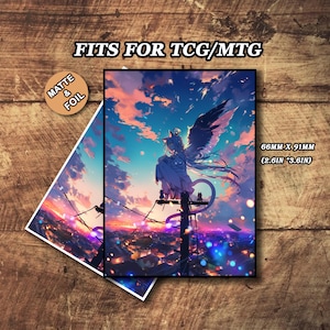 Mtg Sleeves, TCG Card Sleeve, Dawn Angel Theme Card Sleeves, Custom Card Sleeves, Magic Card Sleeve, Gifts for Gamers