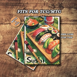 Mtg Card Sleeves, Food Theme Card Sleeve, Matte or Foil, Gift for Gamers - Etsy Mtg Card Sleeves, Food Theme Card Sleeve, Matte or Foil, Gift for Gamers - Etsy