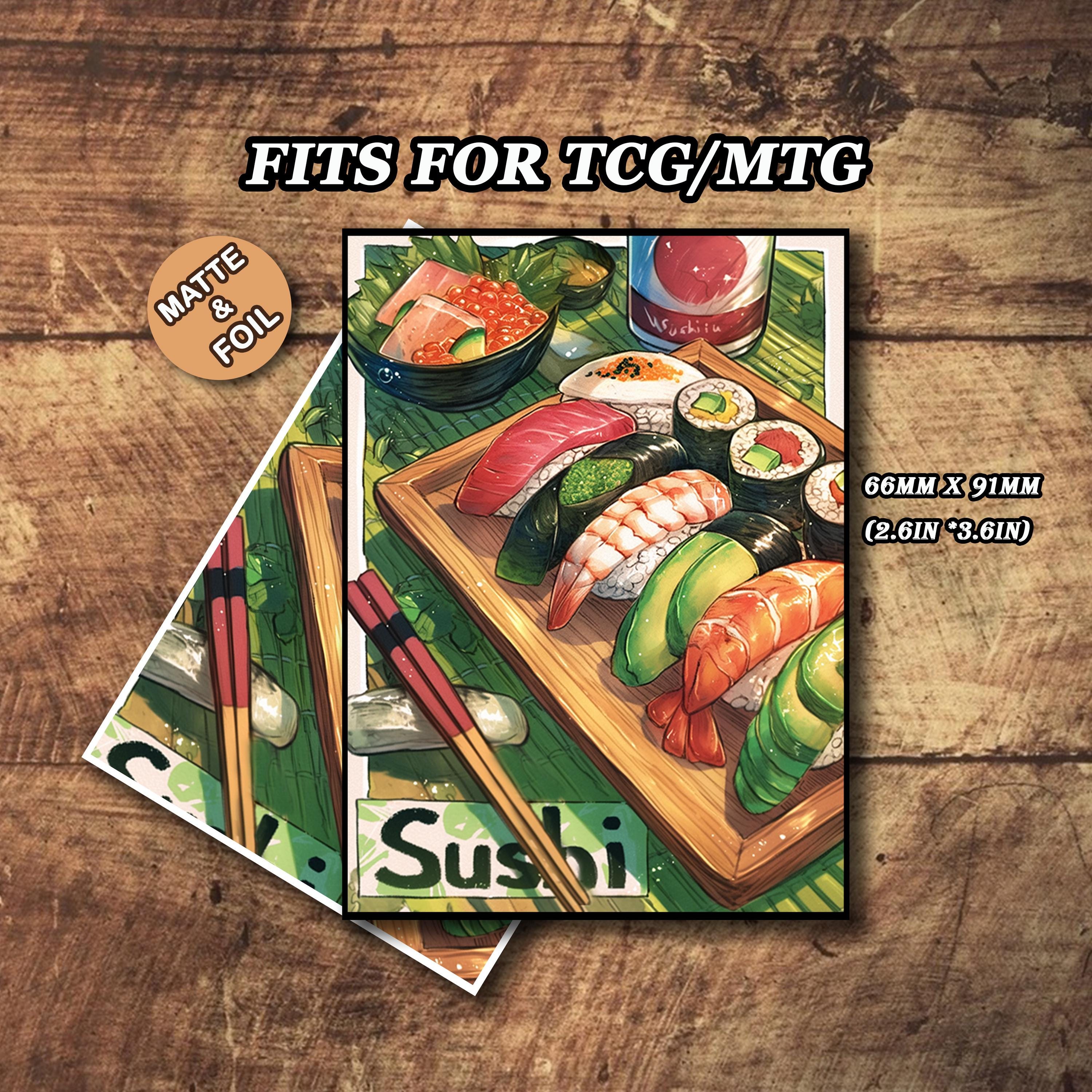 Mtg Card Sleeves, Food Theme Card Sleeve, Matte or Foil, Gift for Gamers -  Etsy