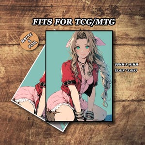Mtg Card Sleeves, Mtg Sleeves Matte, Anime Girl Card Sleeve, Custom Card Sleeves, Magic Card Sleeve, Gifts for Gamers