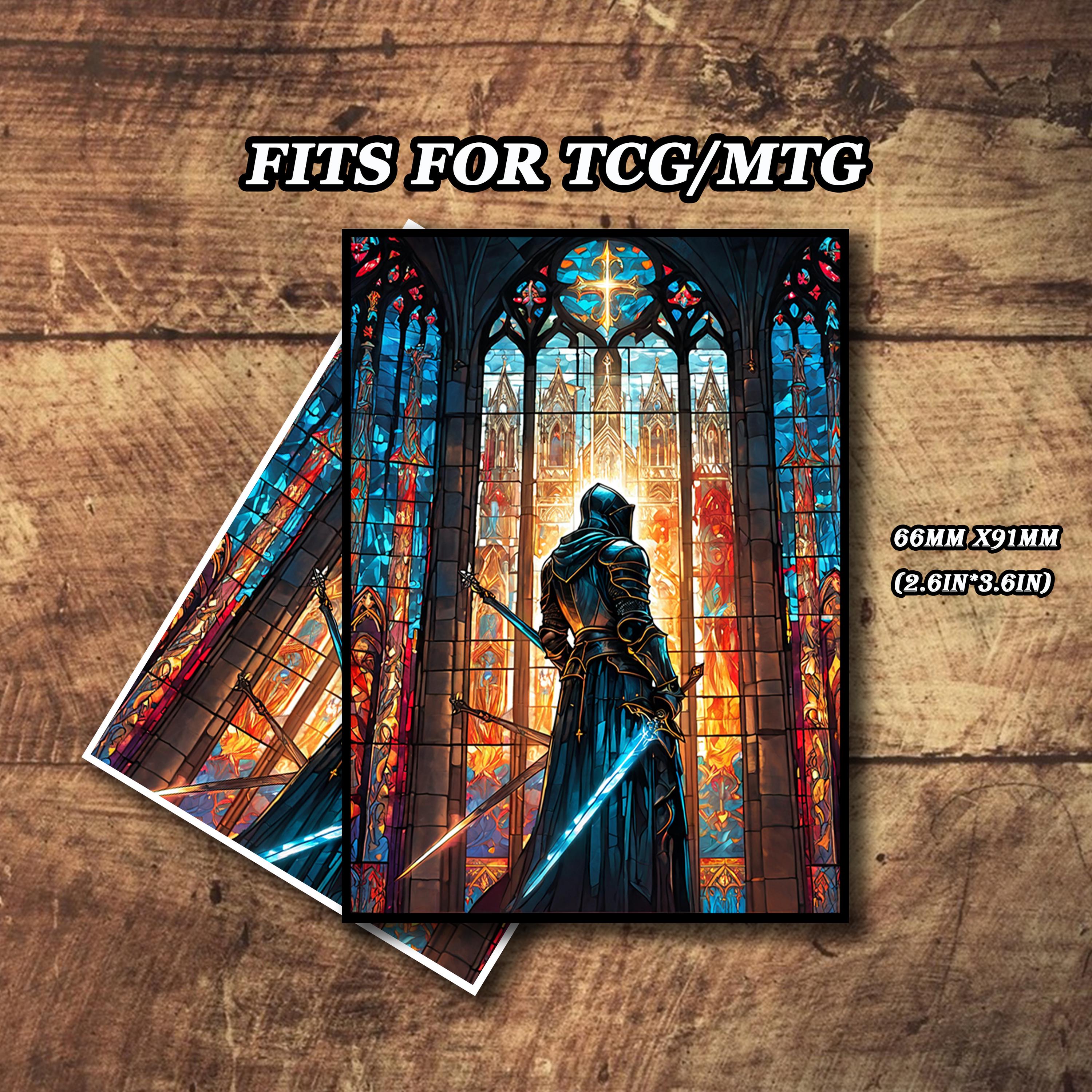 Mtg Sleeves Matte, Warrior Theme Card Sleeve, Foil or Matte