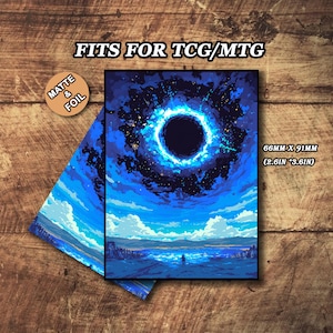 Mtg Card Sleeves, Mtg Sleeves Matte, Dark Sun Theme Card Sleeves, Custom Card Sleeves, Magic Card Sleeve, Gifts for Gamers