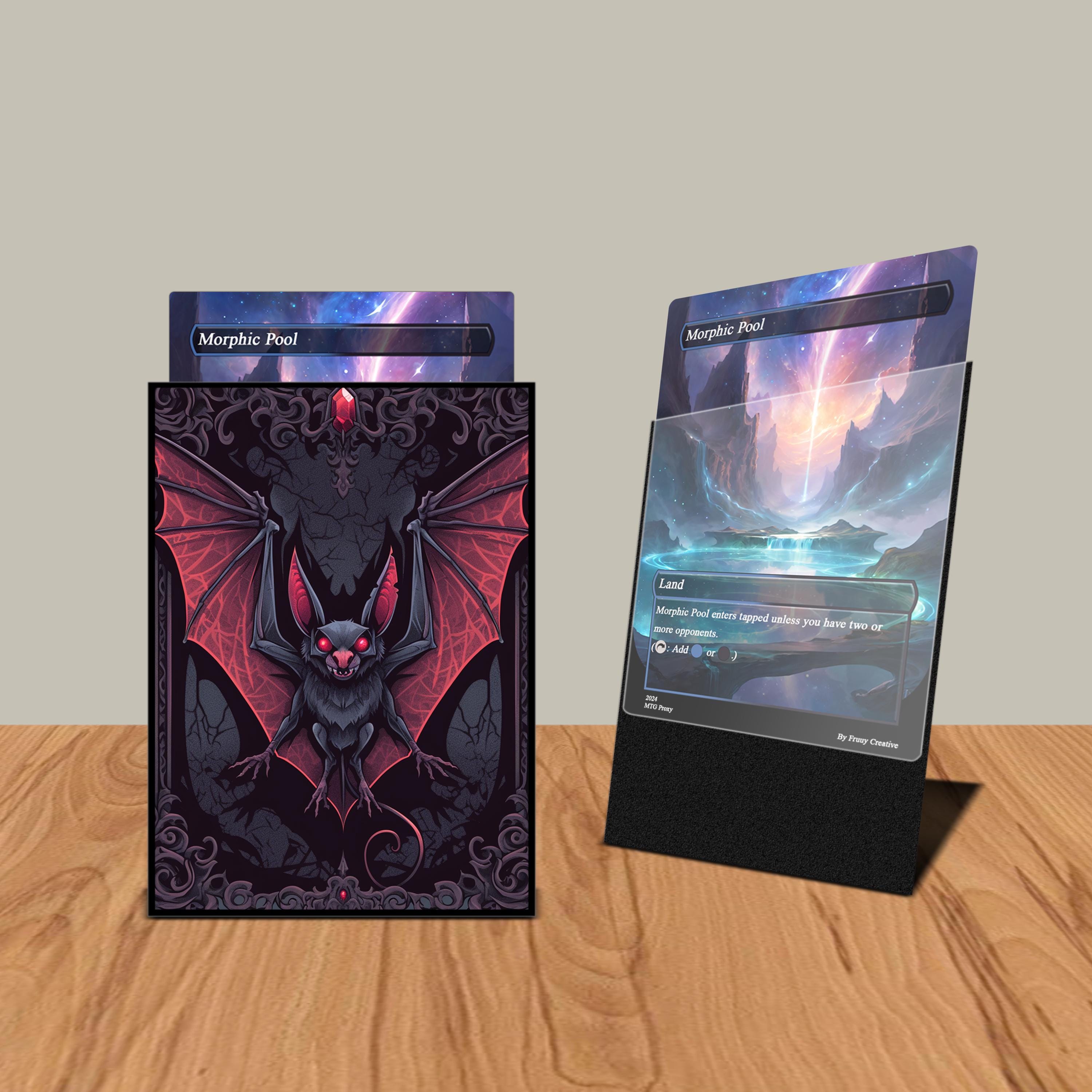 Mtg Card Sleeves, Vampire Bat Magic Sleeve, Matte or Foil, Gifts for Gamers  - Etsy