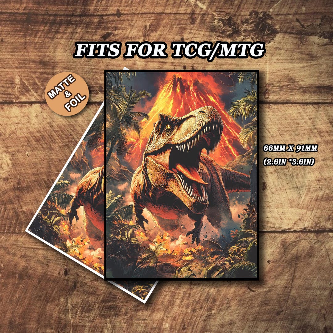 dinosaur card sleeves mtg jurassic park Sleeves (100ct) Jurassic Park Twenty Sided designed to give you an easy shuffle and handling experience Any luck finding these sleeves?