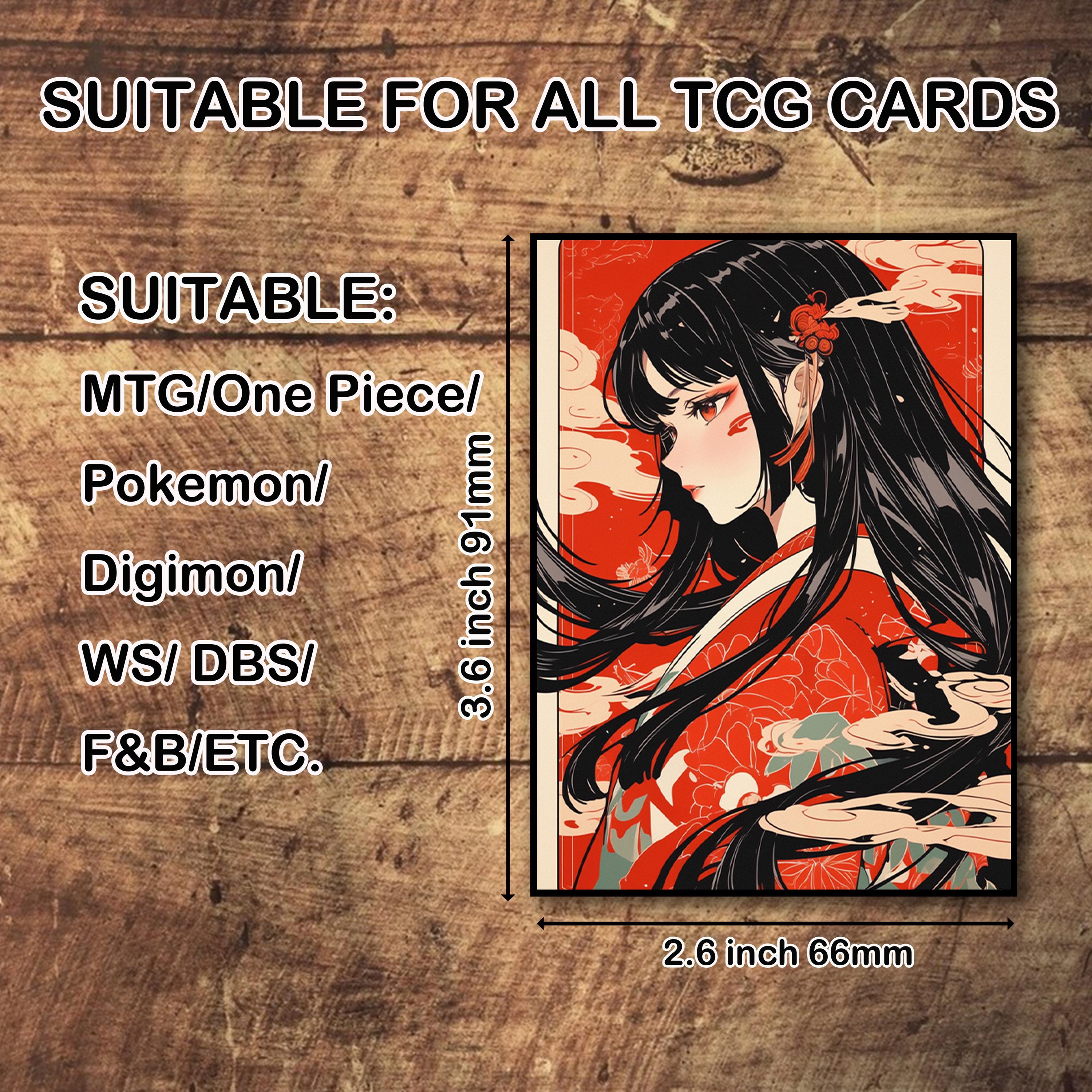 japanese anime card sleeves MTG Card Sleeves, Japanese Girl Theme TCG Sleeves, Matte or Foil, Gift for  Gamers