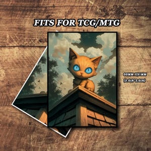 Mtg Card Sleeves, Tcg Card Sleeve, Top Quality and Detailed Art Card Sleeves, Foil Option.