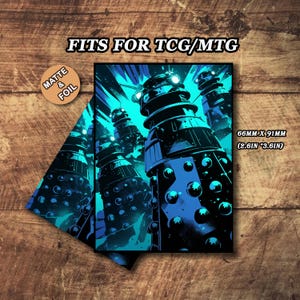 MTG Card Sleeves - Anime Dalek Theme, Standard & Japanese Size, Foil or Matte - Etsy MTG Card Sleeves - Anime Dalek Theme, Standard & Japanese Size, Foil or Matte - Etsy