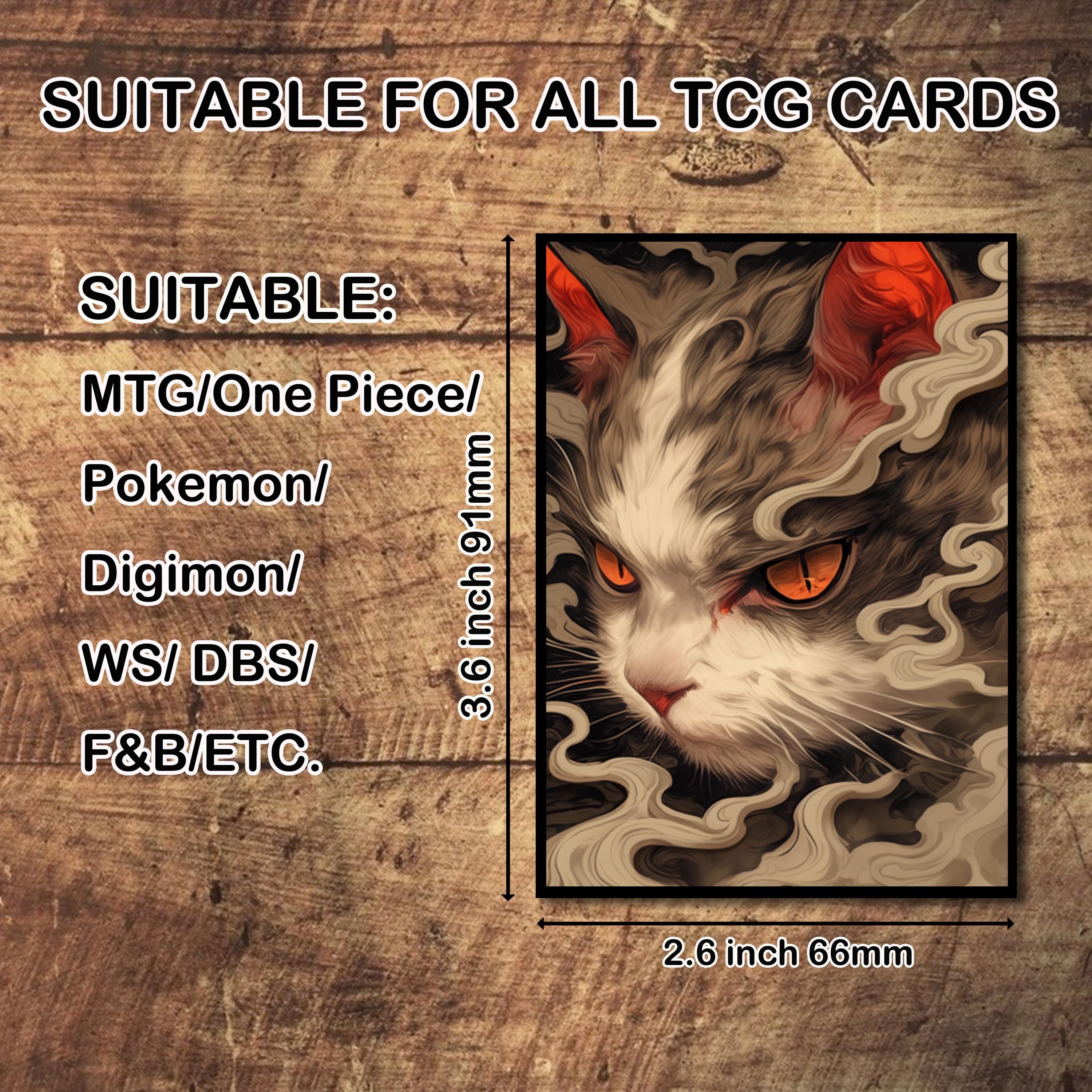 Mtg Card Sleeves, Ink Cat TCG Sleeves, Matte or Foil, Gift for Gamers - Etsy