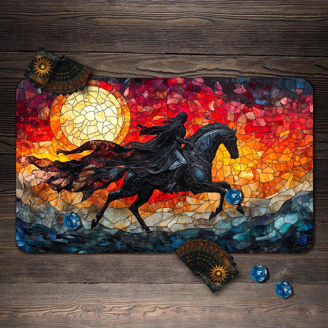 Wraith Table Mat MTG Playmat, Wraith Knight Mtg Mat, Tcg/mtg Playmat With Zones - 24