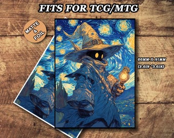 Mtg Sleeves Matte, Mtg Card Sleeves, Star Mage Magic Sleeves, Top Quality and Detailed Card Sleeve, Art Card Sleeves