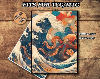 MTGカードスリーブ、Undersea Secrets TCGスリーブ、マットまたは