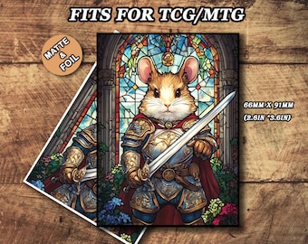 Rat Mtg Sleeves, Matte Art Card Sleeves, Foil/holo, Gamer Gift, Standard  Size - Etsy