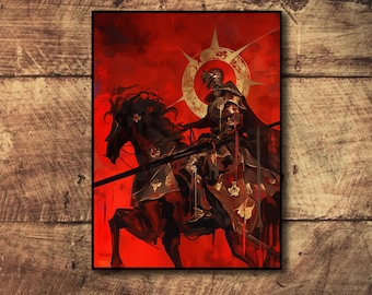 Custom Art Card Sleeve, MTG & TCG Full Art Card Sleeves, Shadow Knights Card Sleeves, Durable and High-Definition Sleeves, Foil Option