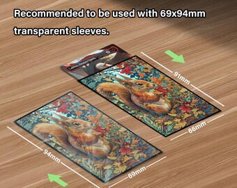 TCG Card Sleeves, Autumn Squirrel Card Sleeve, Matte or Foil, Mtg Gamer  Gift - Etsy