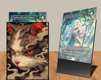 nyan cat card sleeves Sleeves: Catdalf - MTG - 100 Count Pack | MTG Sleeves & Toploaders | Gaming Accessories Mtg Card Sleeves, Ink Cat