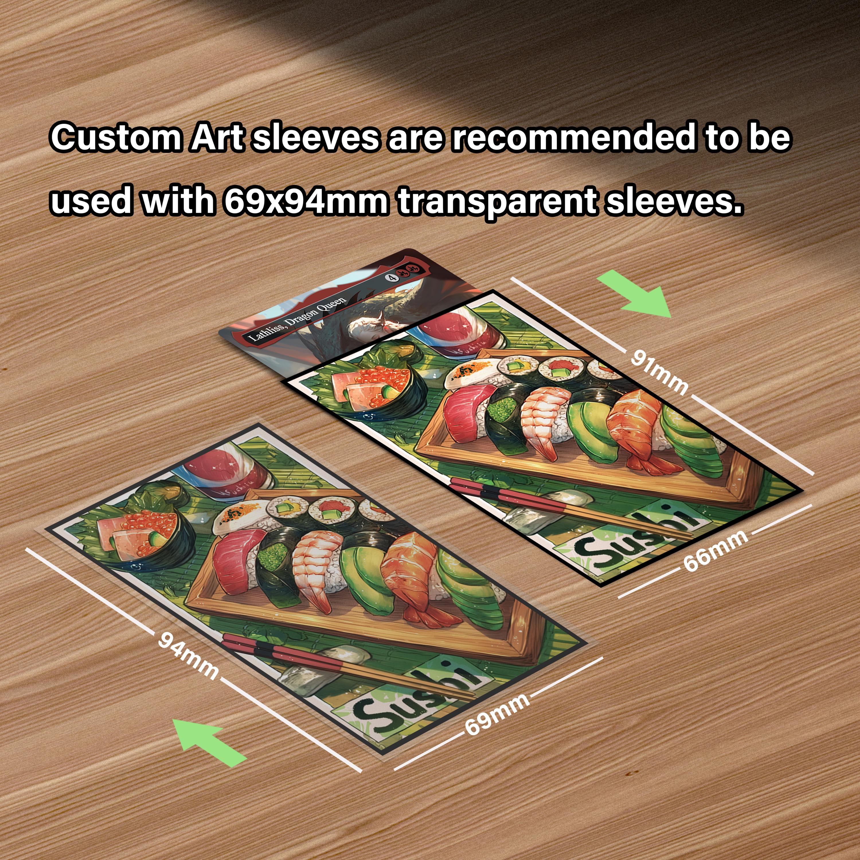 Mtg Card Sleeves, Food Theme Card Sleeve, Matte or Foil, Gift for Gamers -  Etsy