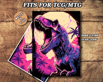 dinosaur card sleeves OTVEE Binder 4 Pocket, Trading Card Binder Holder Fits 400 Cards with 50 Sleeves, Card Collection Binder Album Book Holder for Baseball Football Games Cards, : Toys & Games PVC Free Commander/Modern/Legacy/Historic/Standard/Pioneer/Vintage/Casual Compatible with Magic The Gathering Realm Guard 100ct Textured TCG/MTG
