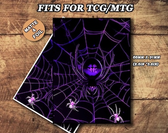Spider-man Matte Card Sleeves | TCG, MTG, Anime - Etsy