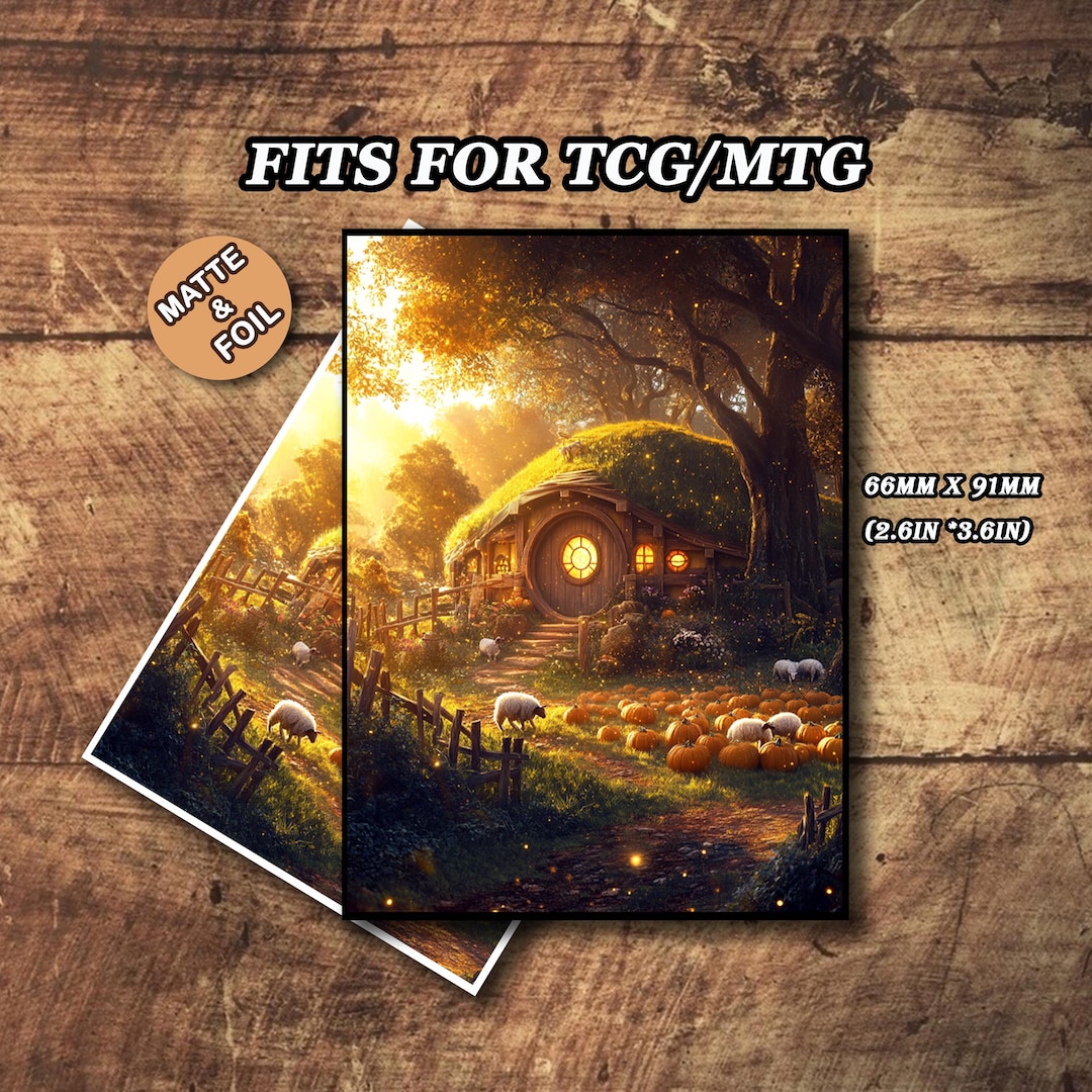 lord of the rings mtg card sleeves Ultra-Pro: 100 ct - Game not included MTG Card Sleeves, Hobbit Theme