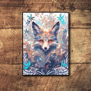 Pochettes Mtg, pochette pour cartes sur le thème Spirit Fox, pochettes artistiques détaillées et de grande qualité, pochette pour cartes magique
