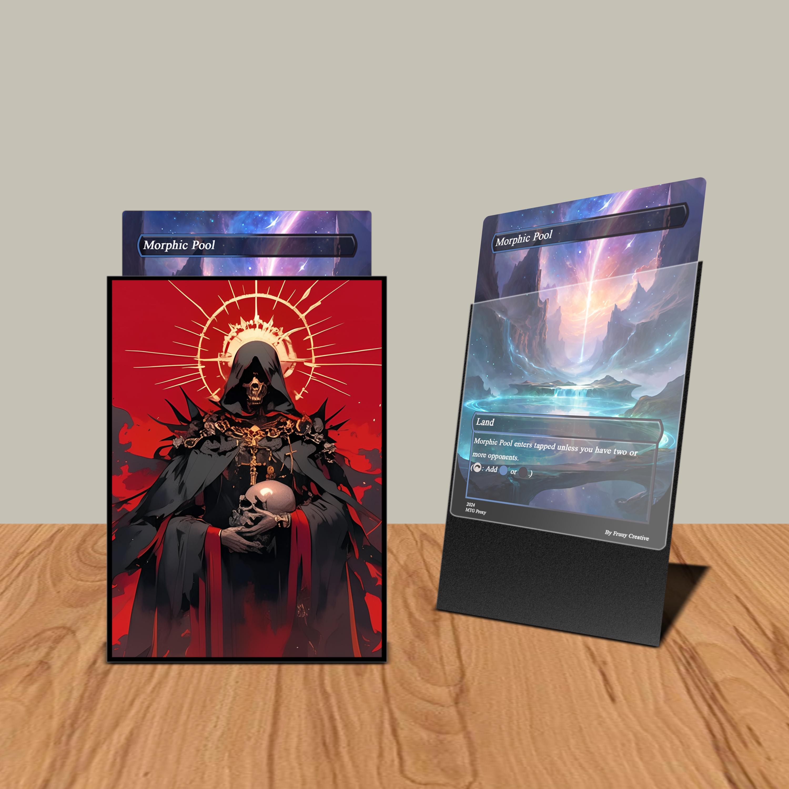 MTGカードスリーブ、死神テーマ、マットまたはフォイル仕様、標準/日本