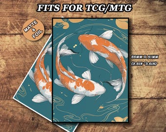MTGカードスリーブ - 鯉の祝福テーマ、スタンダード＆日本サイズ