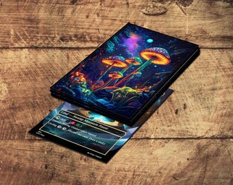 MTGカードスリーブ、MTGスリーブ、光るキノコカードスリーブ、最高品質