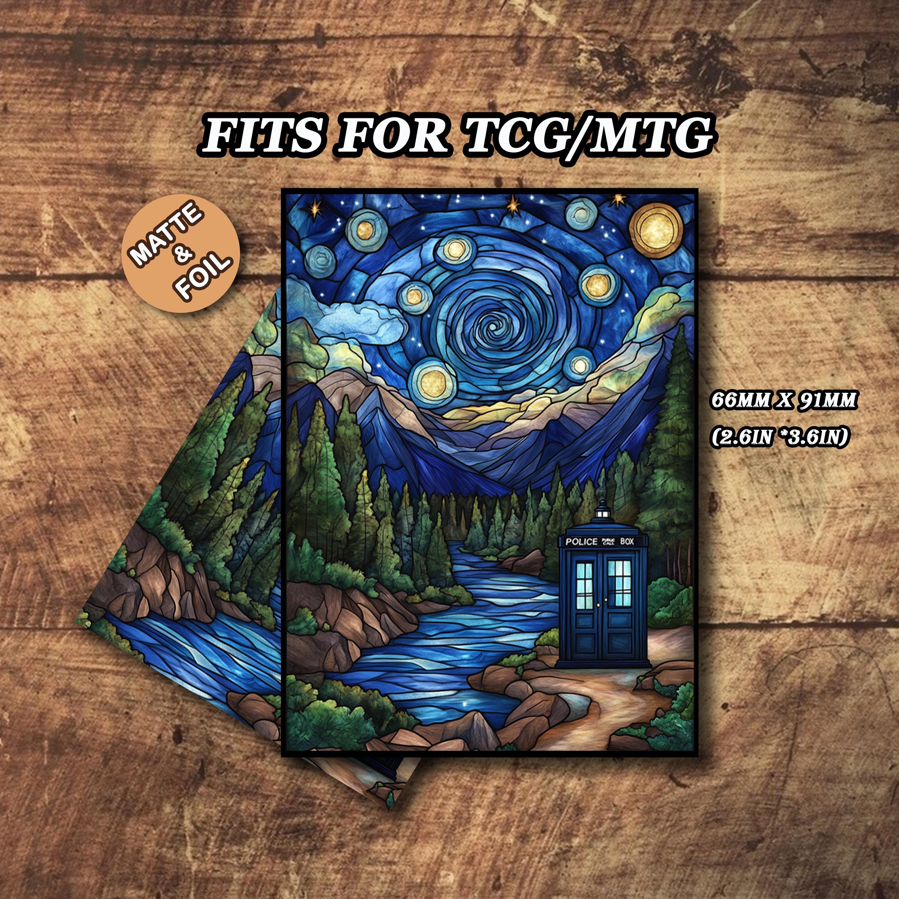 doctor who mtg card sleeves Amazon.com: MTG Decks & More Compatible with Magic The Gathering: 100 Full  Art Basic Lands - 20 Swamp, Mountain, Forest, Plains, Island