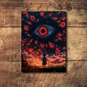 Fundas para cartas de Mtg, fundas para cartas de Eyes of the Abyss, fundas con arte detallado y de máxima calidad, fundas para cartas de Magic