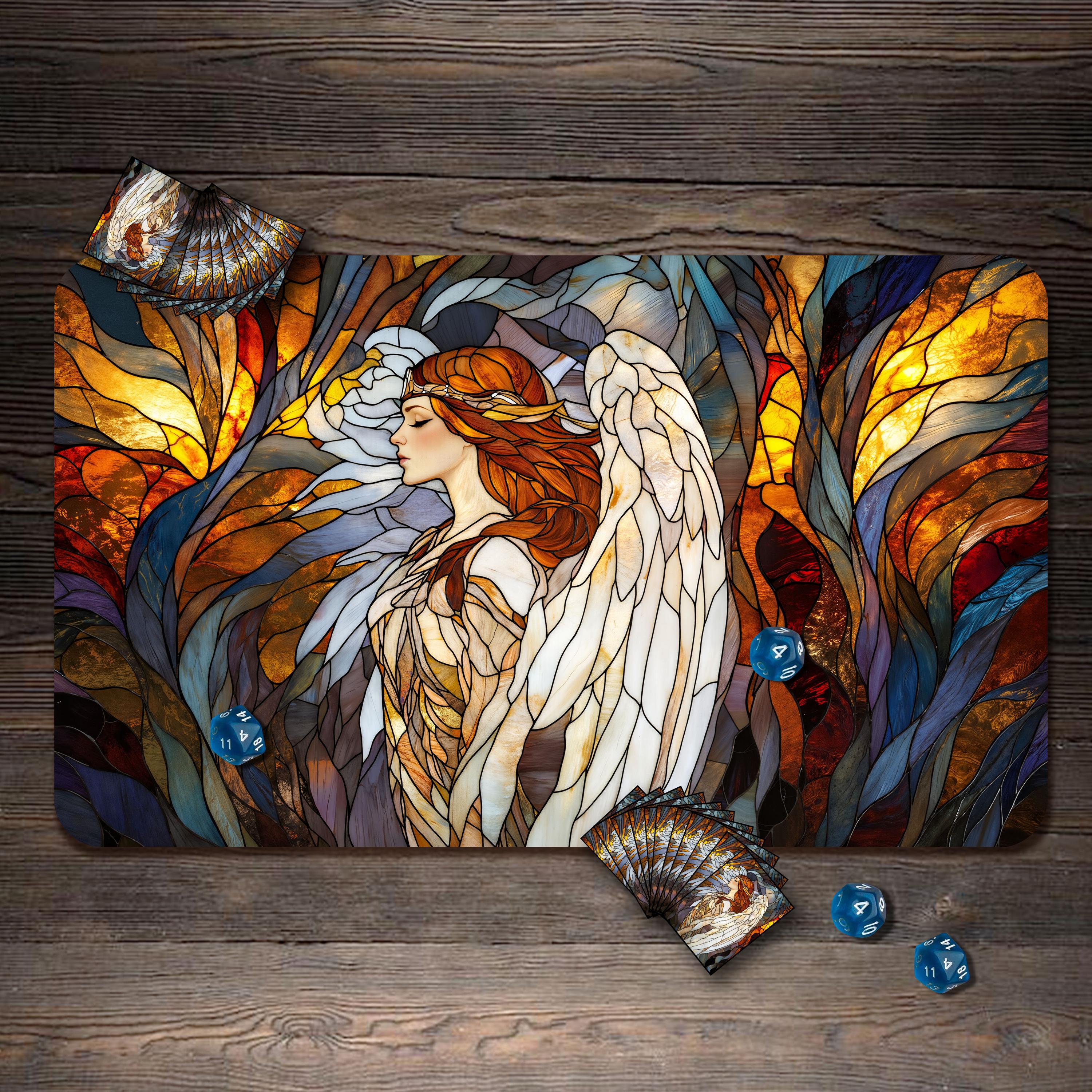 Mtg Play Mat Angel - Etsy