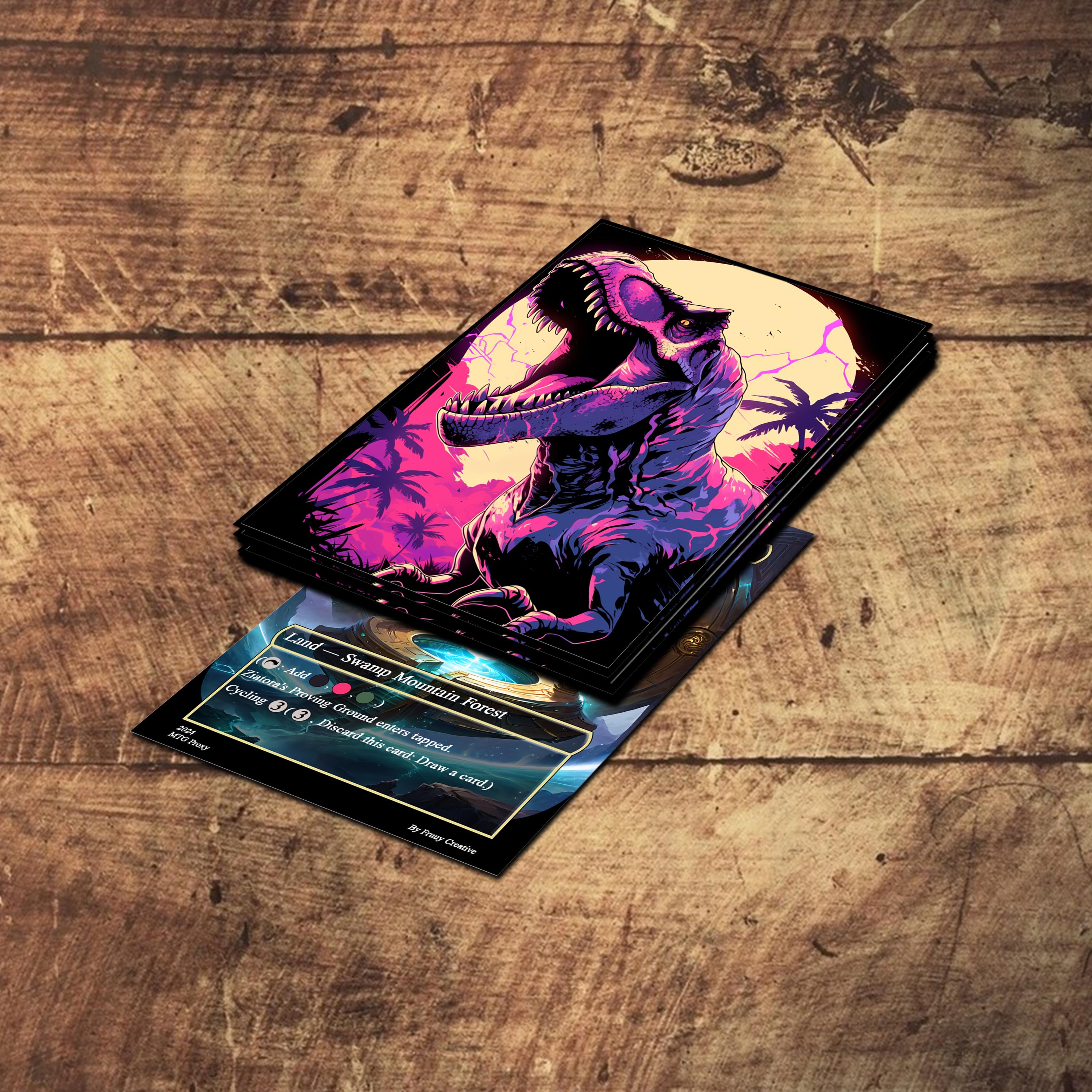 Mtg Card Sleeves Matte, Dinosaur Comeback Card Sleeve, Foil/holo, Gamer  Gift - Etsy