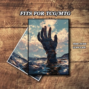Mtg Card Sleeves, TCG Card Sleeve, Lonely Struggle Theme Card Sleeve, Custom Card Sleeves, Magic Sleeves, Gifts for Gamers