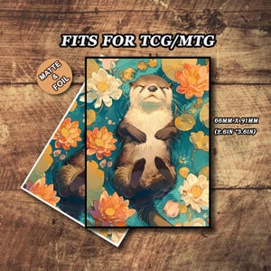MTGカードスリーブ - 鯉の祝福テーマ、スタンダード＆日本サイズ