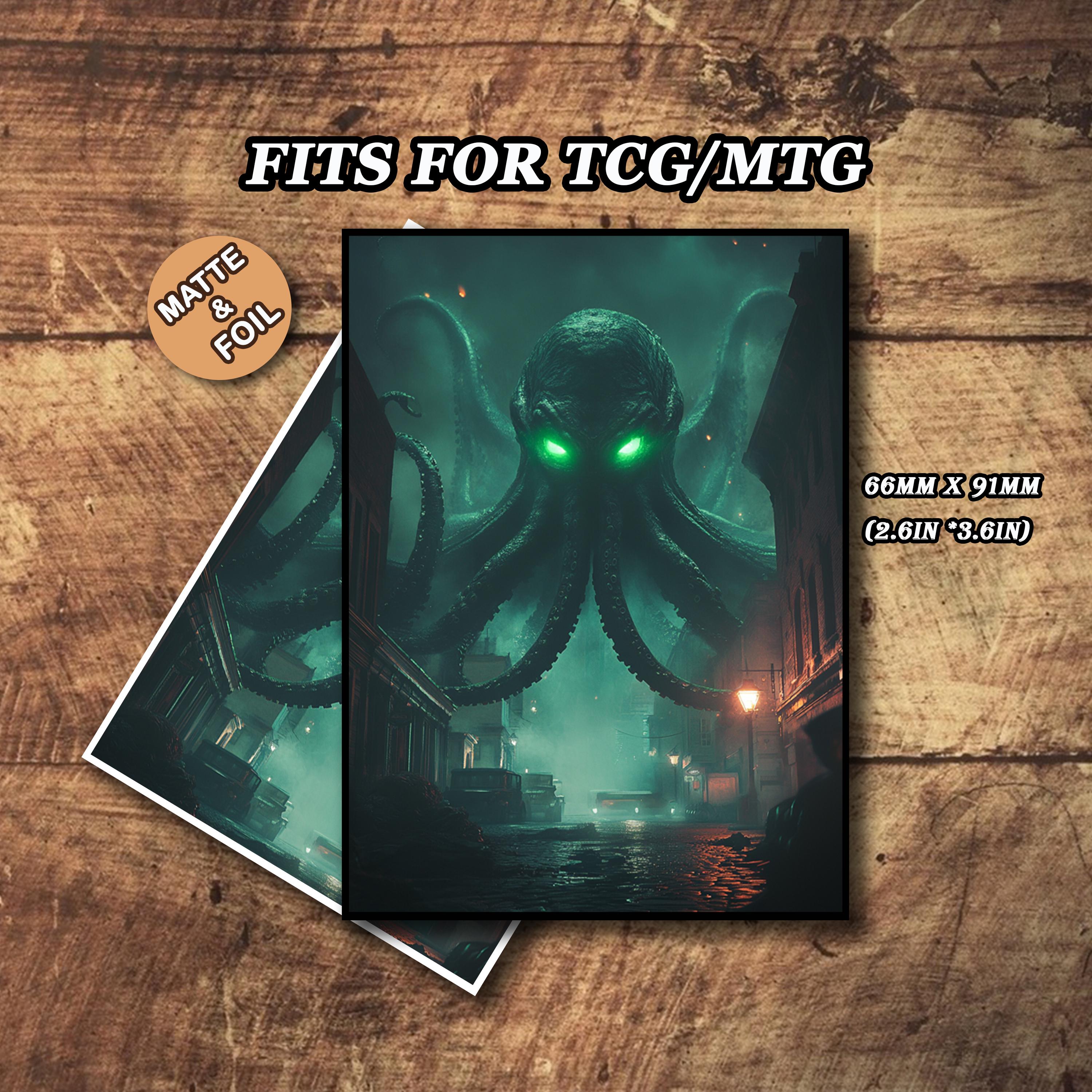 Mtg Card Sleeves, Cthulhu Stare Magic Sleeves, Matte or Foil, Standard Size  (66x91 Mm) - Etsy