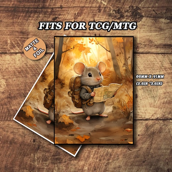 Rat Commander MTG Card Sleeves: Matte Finish, Universal Fit - Etsy