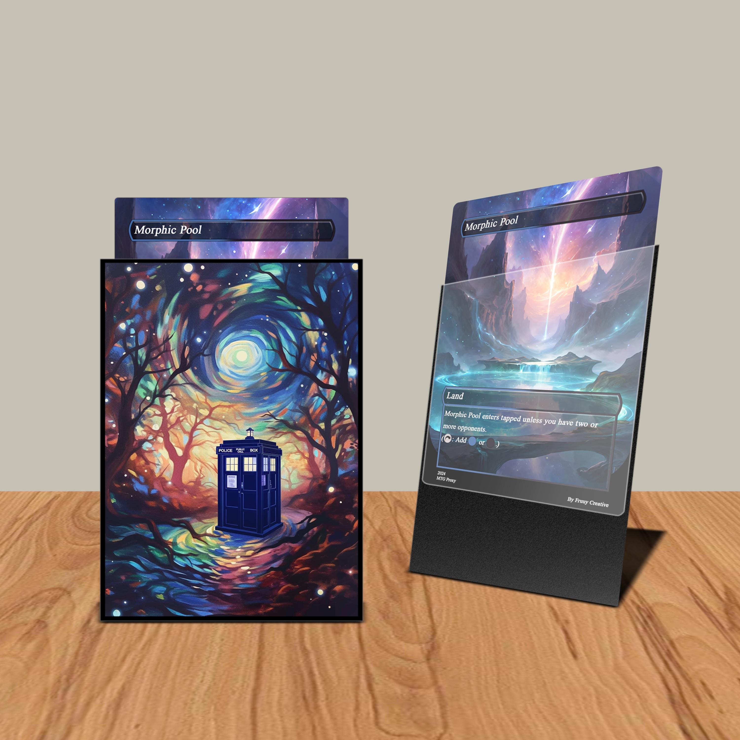 tardis card sleeves Magic The Gathering - Universes Beyond - Doctor Who