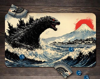 ゴジラ - 60 x 35 cm - プレイマット MTG - TCG用ボードゲームマット