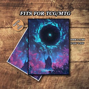 Mtg Kartenhüllen, TKG Kartenhüllen, Herz der Dunkelheit Thema Kartenhüllen, Benutzerdefinierte Kartenhüllen, magische Kartenhülle, Geschenke für Gamer