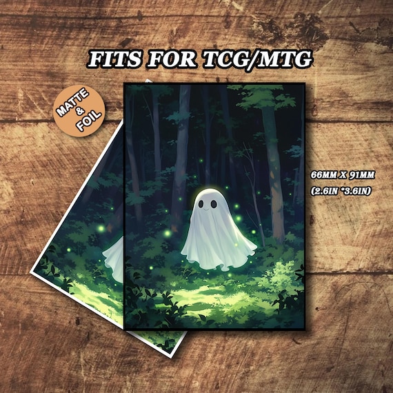 MTG Card Sleeves - Ghost Card Theme, Standard & Japanese Size, Foil or  Matte - Etsy