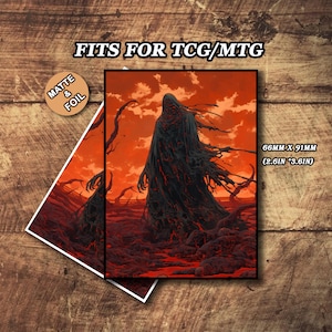 MTG Sleeves Matte, Mtg Card Sleeves, Zombie Swarm Card Sleeves, Top Quality and Detailed Magic Card Sleeve, Art Card Sleeves