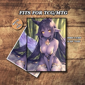 lewd anime card sleeves 60PCS Anime Card Sleeves MTG Card Shiled Board Game Trading Cards Loader  Deck PKM Protector for TCG Standard Size Cards 67x92mm (Laser Saber) :  Amazon.com.au: Toys & Games