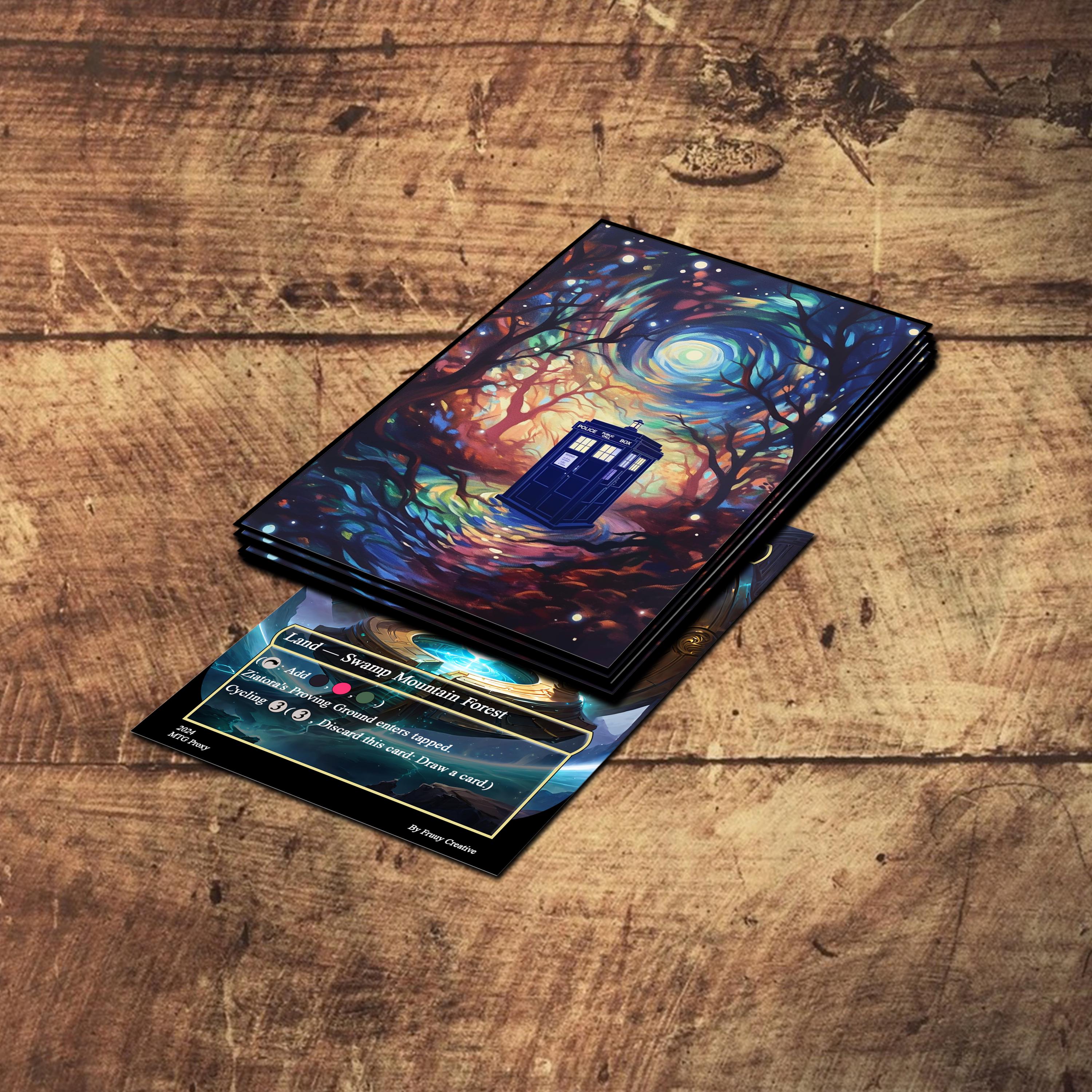 tardis card sleeves Amazon.com: Realm Guard – 100ct Matte TCG/MTG Card Art Sleeves (The Time  Lord) : Toys & Games main image 0