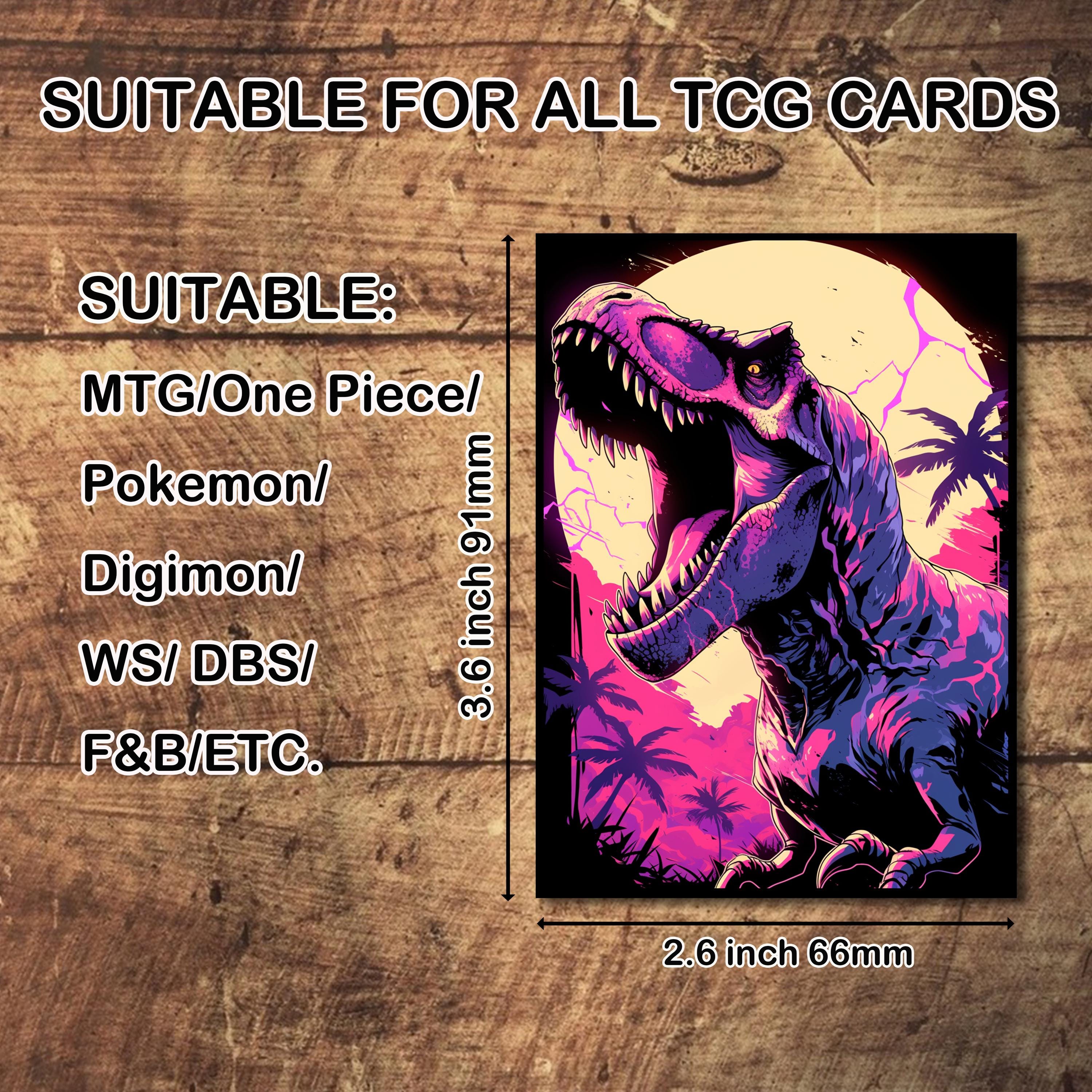 Mtg Card Sleeves Matte, Dinosaur Comeback Card Sleeve, Foil/holo, Gamer  Gift - Etsy