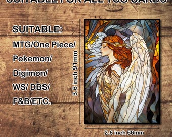 Mtg Card Sleeves, Mtg Sleeves Matte, Stained Glass Angel Theme Card Sleeves, Top Quality and Detailed Magic Card Sleeve, Art Card Sleeves - Etsy Mtg Card Sleeves, Mtg Sleeves Matte, Stained Glass Angel Theme Card Sleeves, Top Quality and Detailed Magic Card Sleeve, Art Card Sleeves - Etsy