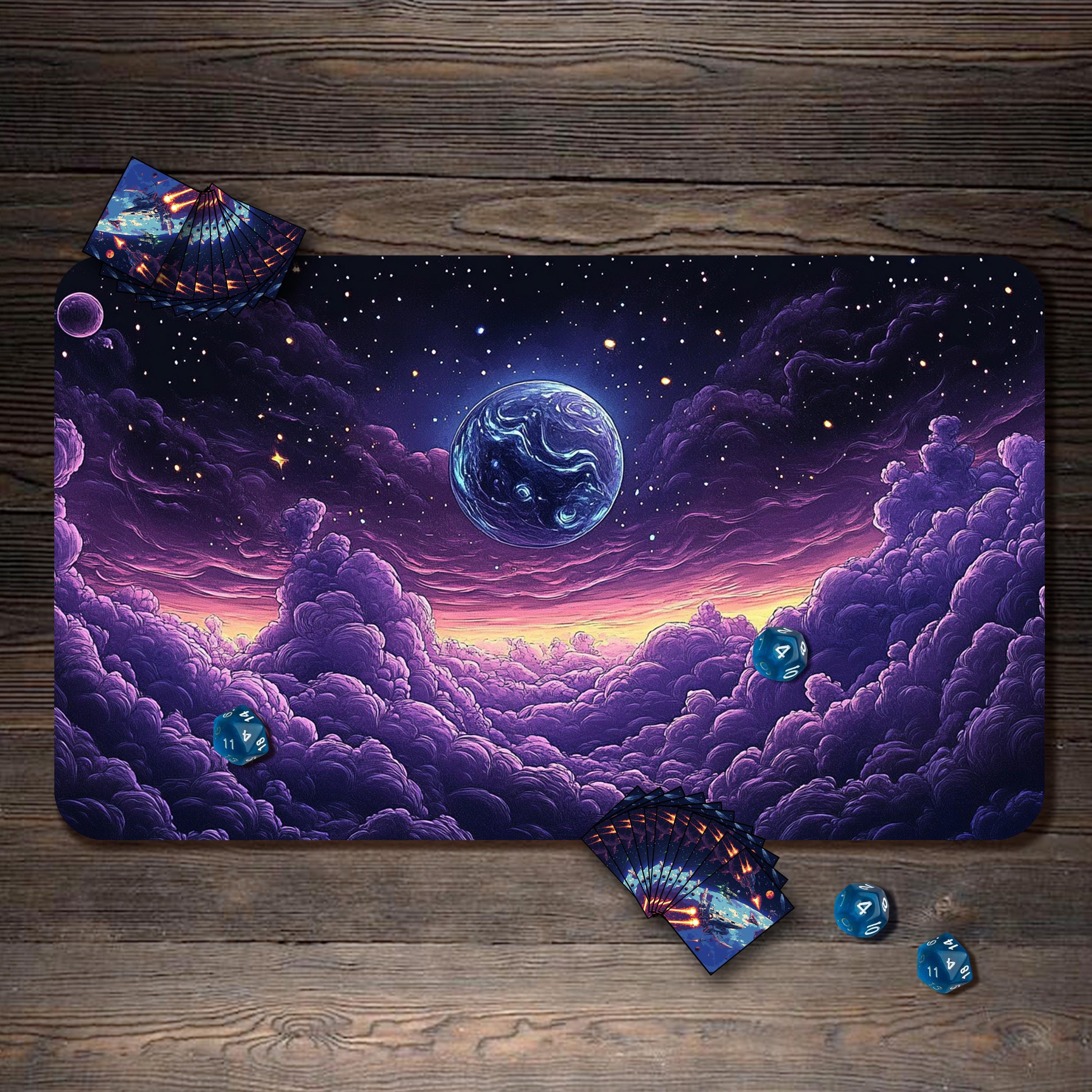 MTG Playmat, Masked Rider Custom Play Mat, TCG Playmat With Zones